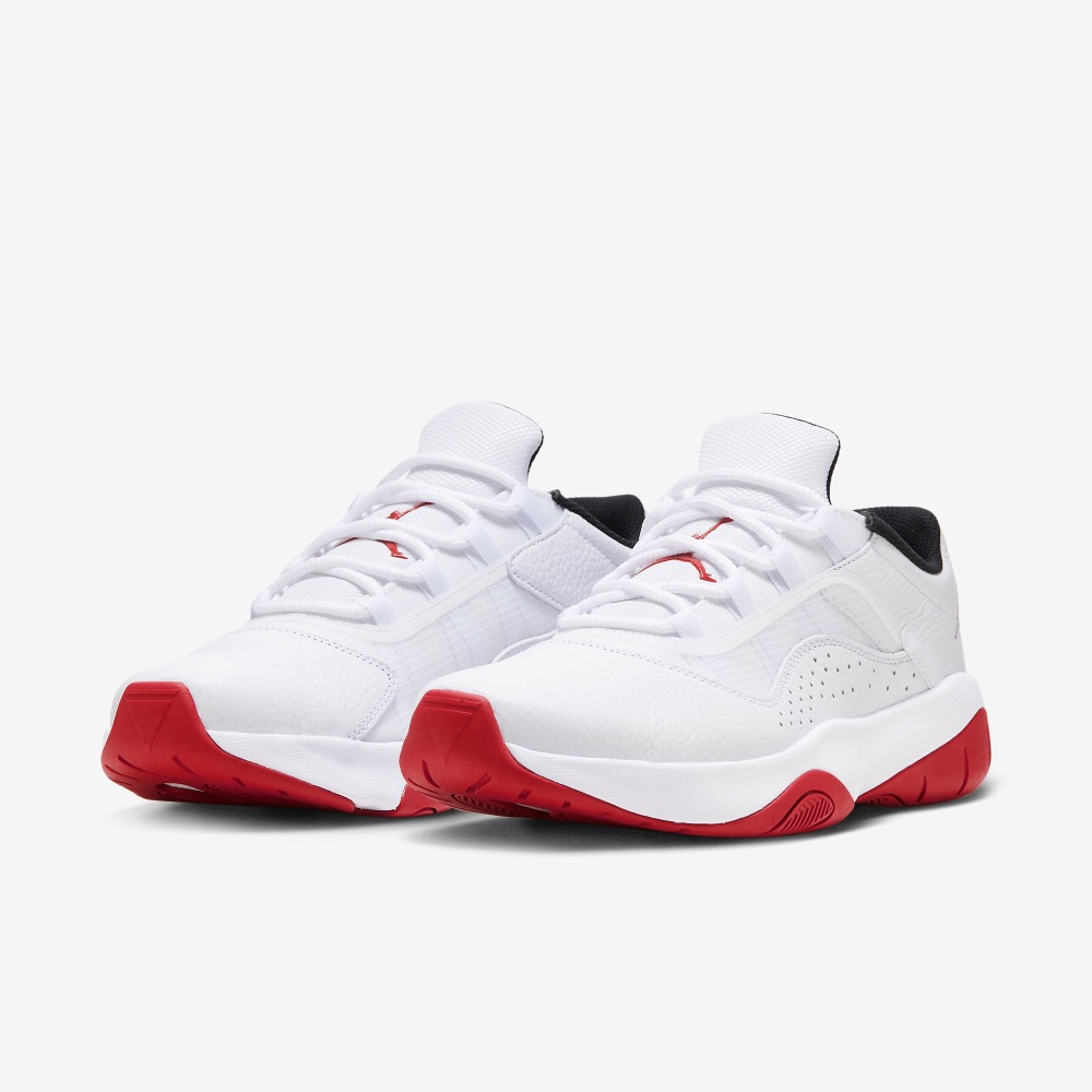 13代購 Nike Air Jordan 11 CMFT Low 白紅黑 男鞋 休閒鞋 復古球鞋 CW0784-161-細節圖2