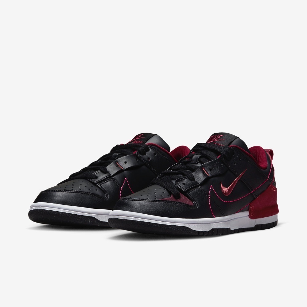 13代購 W Nike Dunk Low Disrupt 2 黑紅白 女鞋 休閒鞋 復古球鞋 DV4024-003-細節圖2