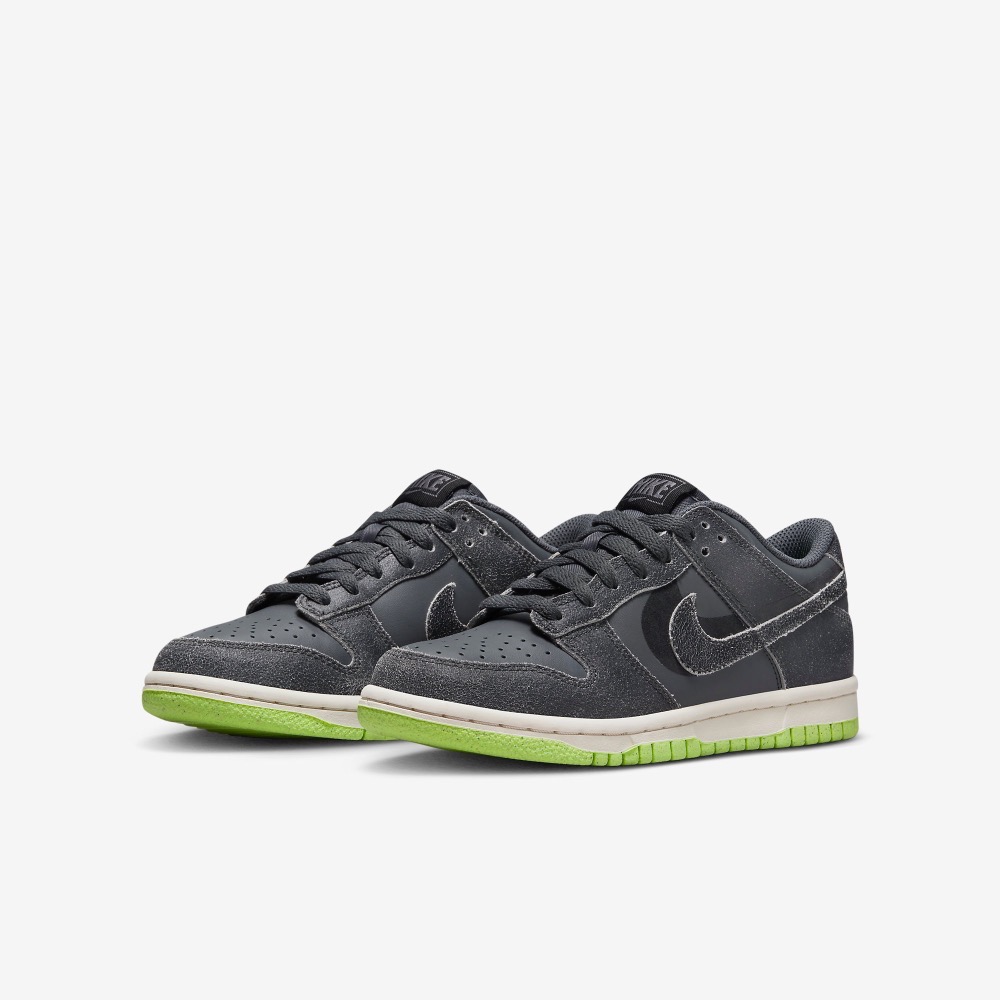 13代購 Nike Dunk Low GS 灰白綠 大童鞋 女鞋 休閒鞋 復古球鞋 DQ6215-001-細節圖2