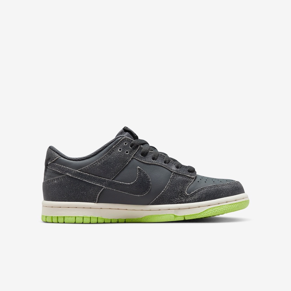 13代購 Nike Dunk Low GS 灰白綠 大童鞋 女鞋 休閒鞋 復古球鞋 DQ6215-001-細節圖3