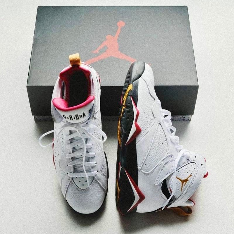 13代購Nike Air Jordan 7 Retro GS 白黑紅大童鞋女鞋休閒鞋喬丹DQ6040