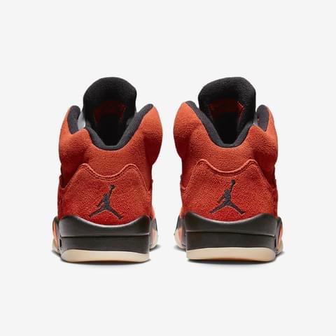 13代購 W Nike Air Jordan 5 Retro 橘紅黑 女鞋 休閒鞋 復古球鞋 喬丹 DD9336-800-細節圖6