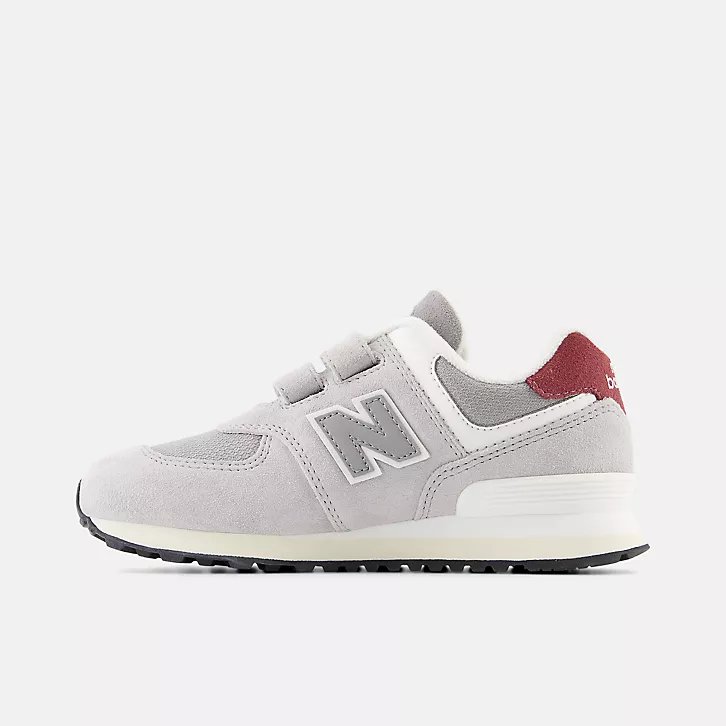 13代購 New Balance NB 574 灰胭脂 中童鞋 休閒鞋 復古慢跑鞋 IU 李知恩 PV574KBR-W-細節圖3