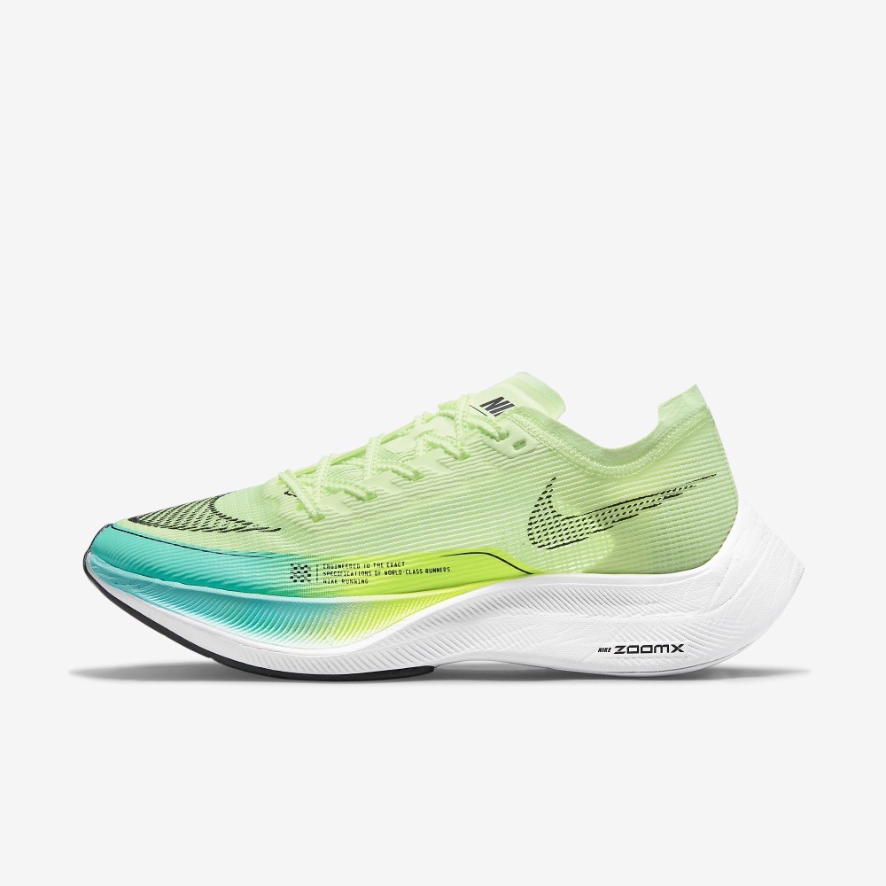 13代購W Nike ZoomX Vaporfly Next% 2 綠白女鞋慢跑鞋碳纖維CU4123-700