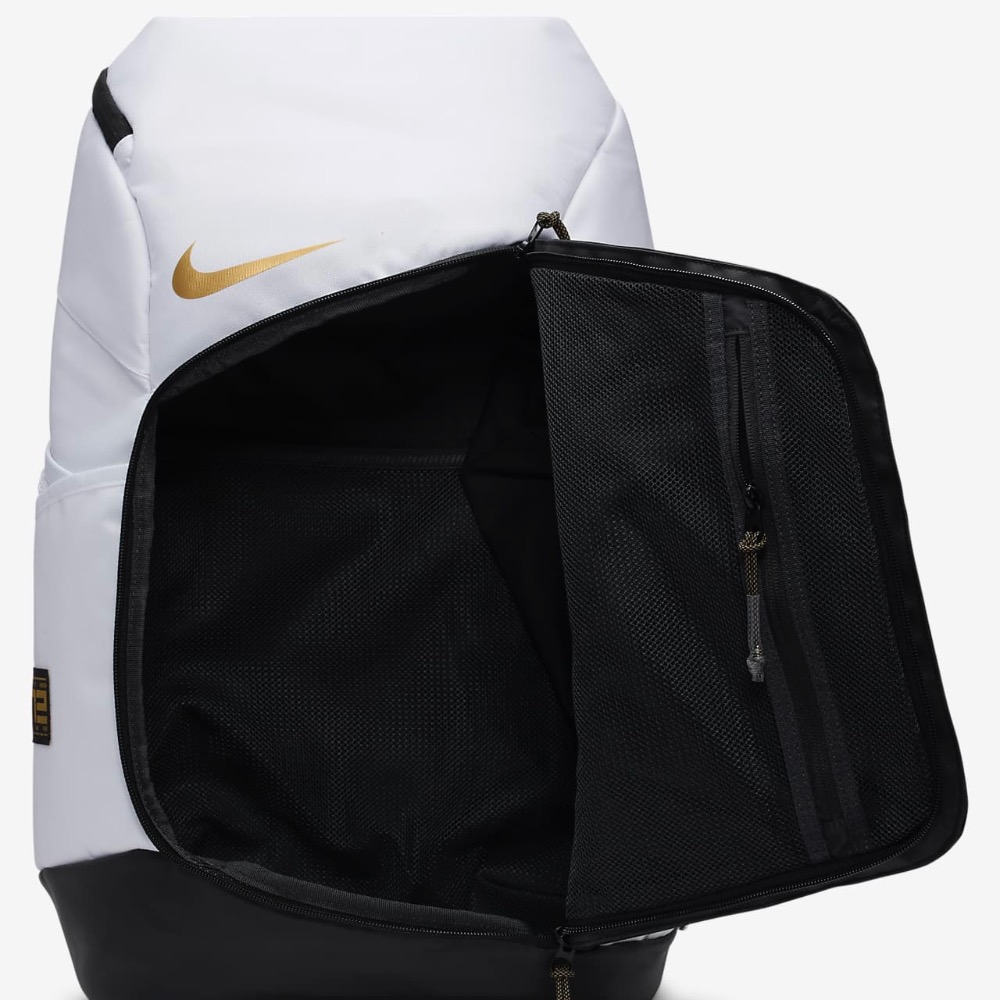 13代購 Nike Hoops Elite Backpack 白黑金 背包 後背包 DX9786-100-細節圖4