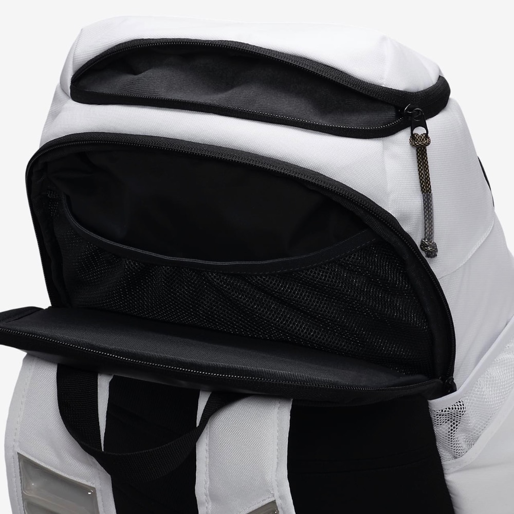 13代購 Nike Hoops Elite Backpack 白黑金 背包 後背包 DX9786-100-細節圖5