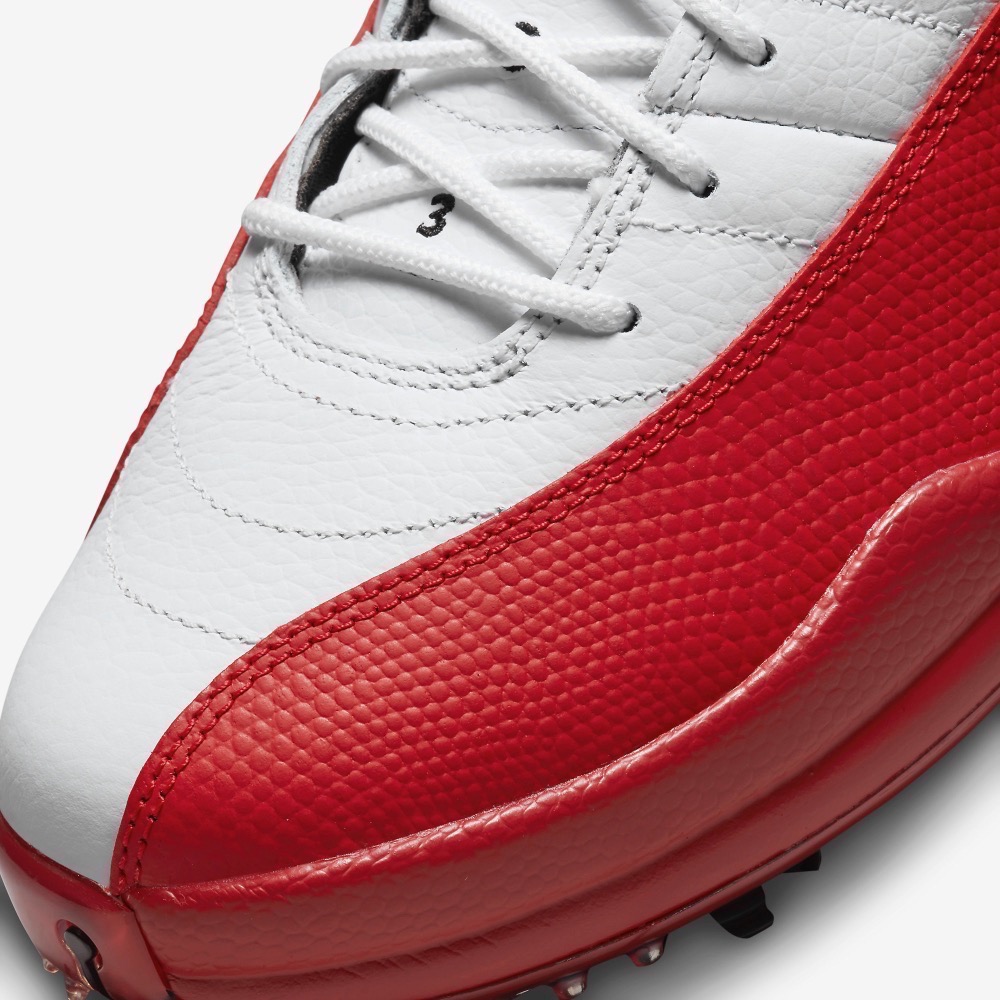 13代購 Nike Air Jordan XII Low Golf 白紅 男鞋 高爾夫鞋 休閒鞋 DH4120-161-細節圖7