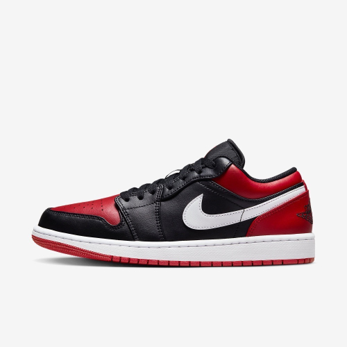 13代購 Nike Air Jordan 1 Low 黑白紅 男鞋 休閒鞋 復古球鞋 553558-066