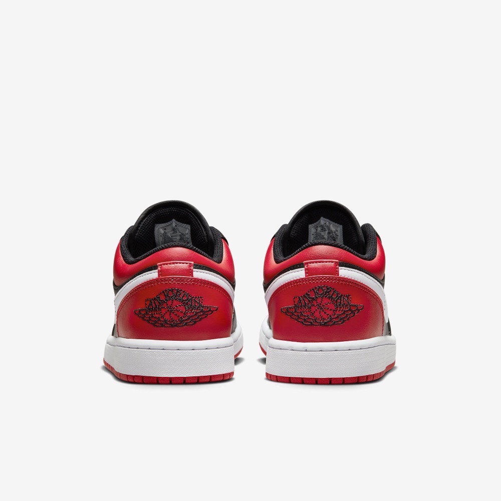 13代購 Nike Air Jordan 1 Low 黑白紅 男鞋 休閒鞋 復古球鞋 553558-066-細節圖6