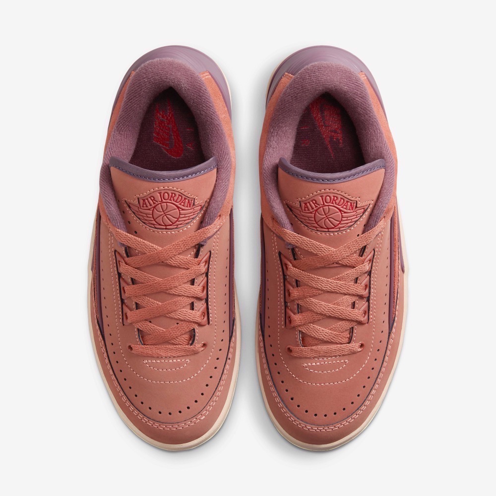 13代購 W Nike Air Jordan 2 Retro Low 橘白紫 女鞋 男鞋 休閒鞋 DX4401-800-細節圖5