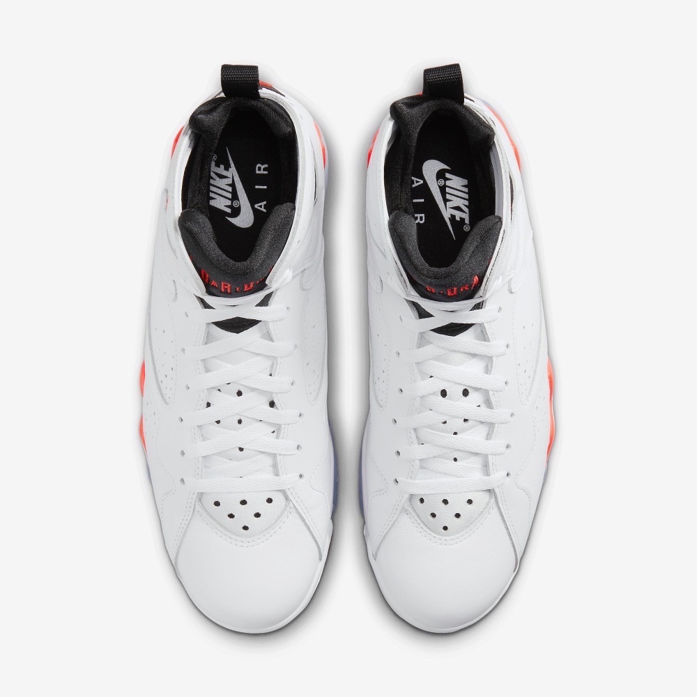 13代購 Nike Air Jordan 7 Retro 白黑紅 男鞋 休閒鞋 復古球鞋 CU9307-160-細節圖5