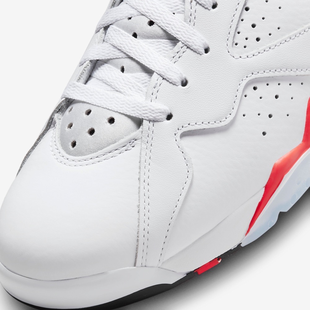 13代購 Nike Air Jordan 7 Retro 白黑紅 男鞋 休閒鞋 復古球鞋 CU9307-160-細節圖7