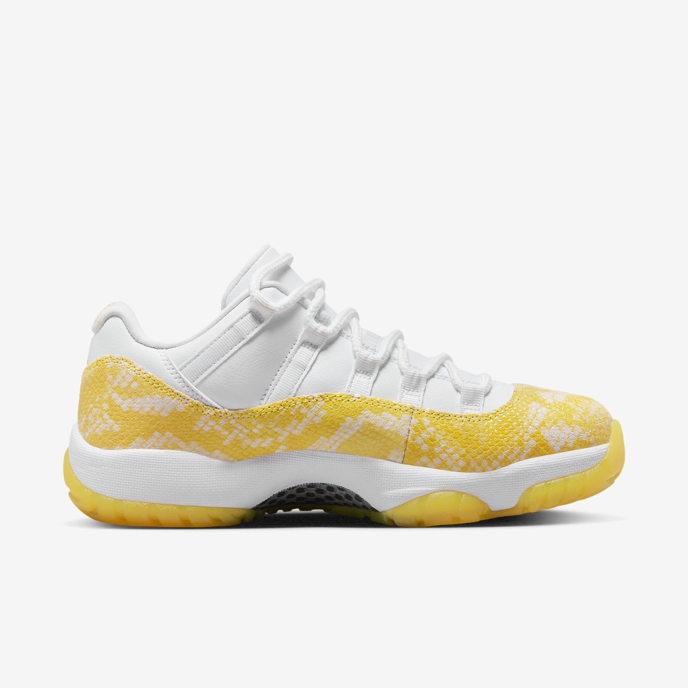 13代購 W Nike Air Jordan 11 Retro Low 白黃 女鞋 休閒鞋 喬丹 AH7860-107-細節圖3