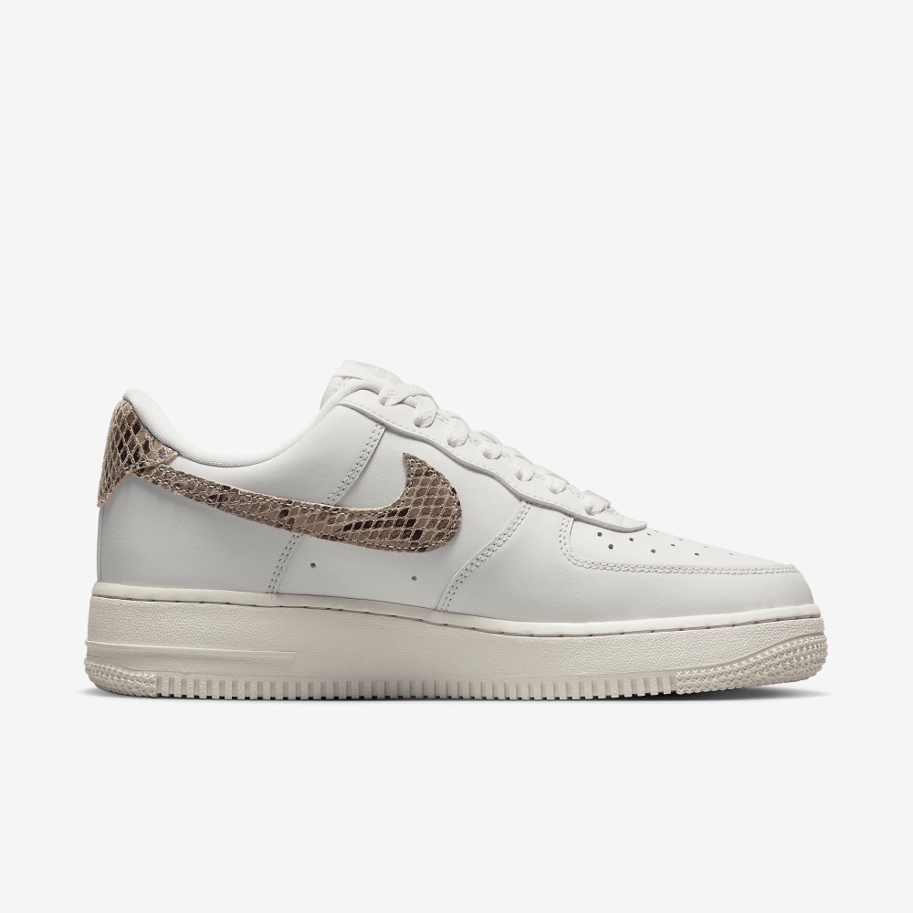 13代購 W Nike Air Force 1 07 灰白 女鞋 休閒鞋 復古球鞋 蛇紋 AF1 DD8959-002-細節圖3