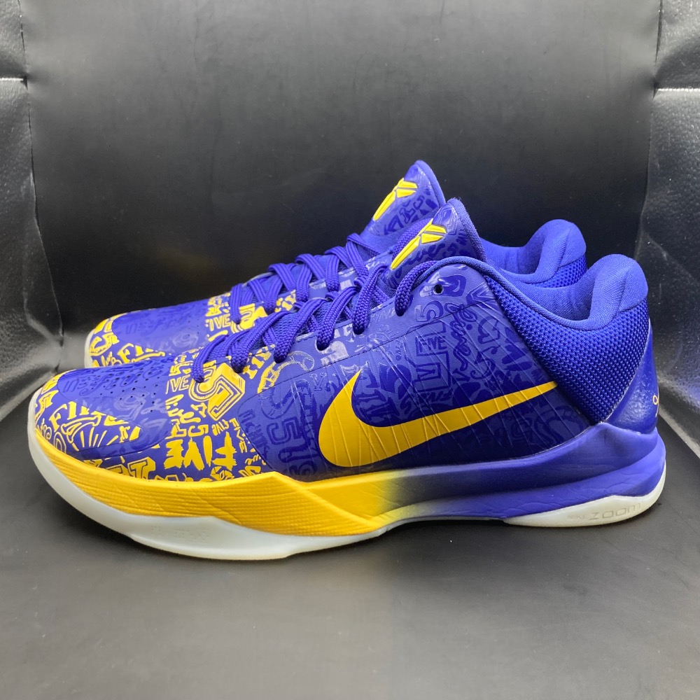 13代購 托售 二手 Nike Kobe V Protro 藍黃 男鞋 籃球鞋 Bryant KB CD4991-400
