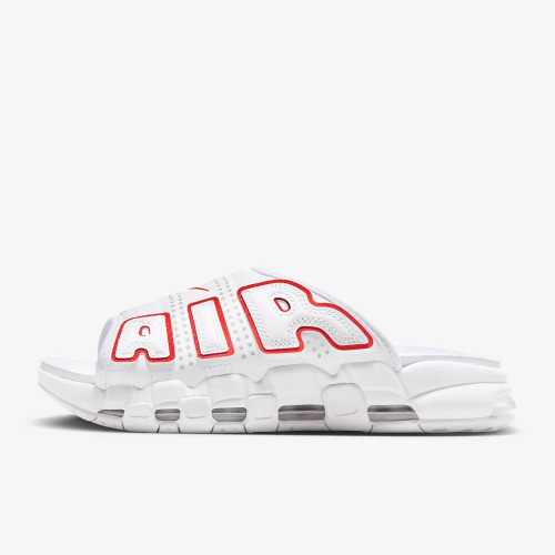 13代購 W Nike Air More Uptempo Slide 白紅 女鞋 拖鞋 休閒鞋 FD9885-100