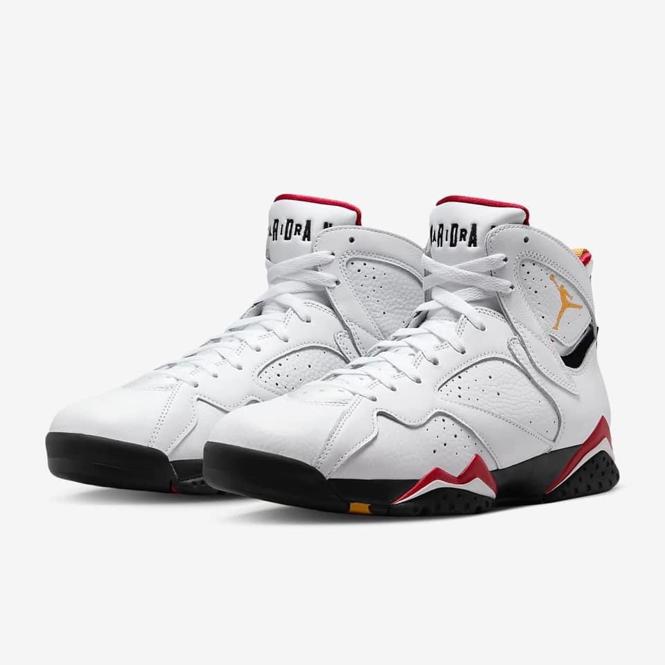 13代購 Nike Air Jordan 7 Retro 白黑紅 男鞋 休閒鞋 復古球鞋 喬丹 CU9307-106-細節圖2