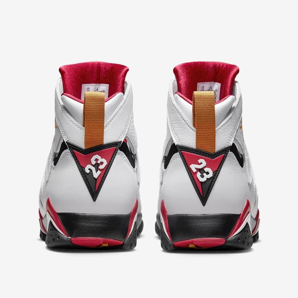 13代購 Nike Air Jordan 7 Retro 白黑紅 男鞋 休閒鞋 復古球鞋 喬丹 CU9307-106-細節圖6