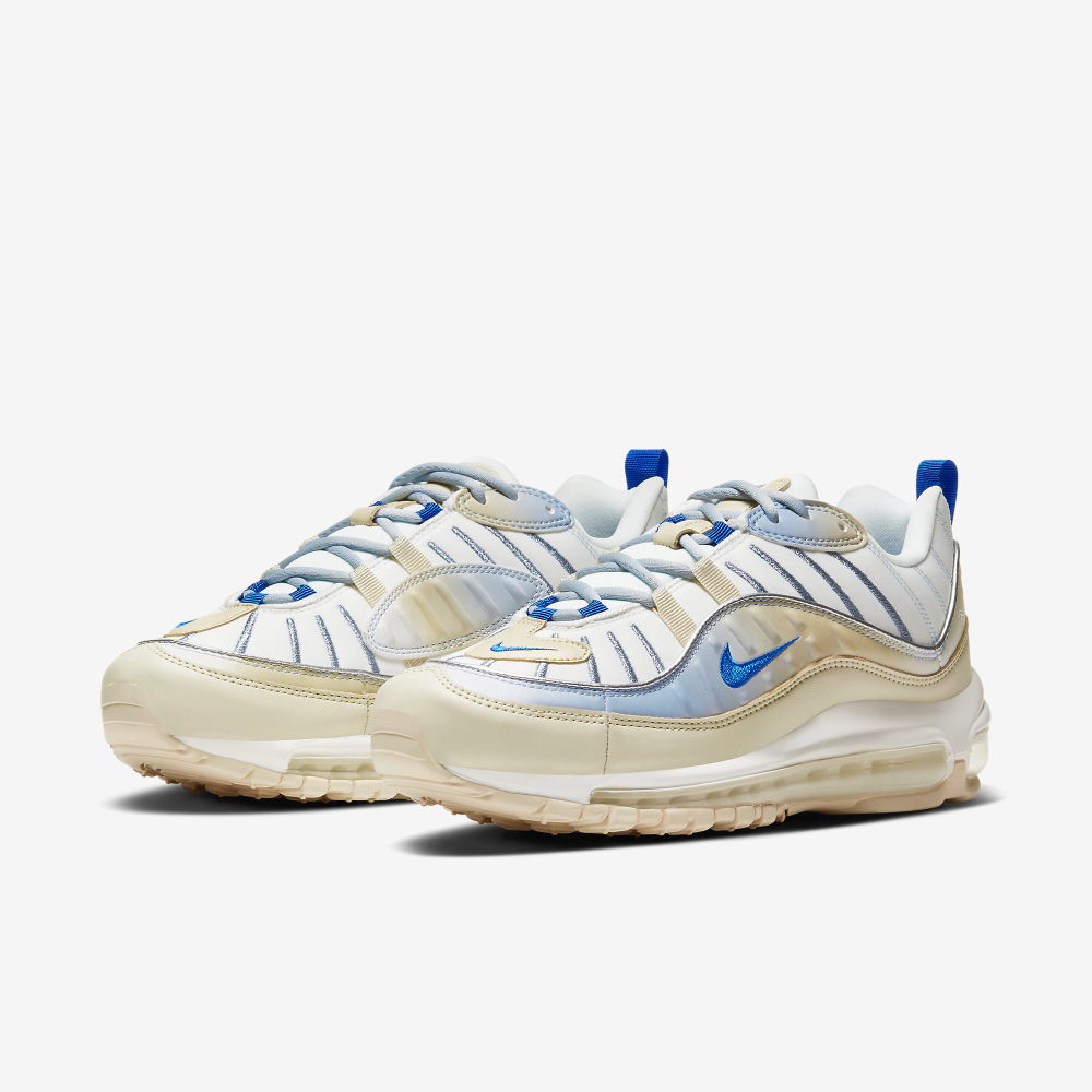 13代購 W Nike Air Max 98 LX 奶白藍 女鞋 休閒鞋 復古球鞋 氣墊 CD0685-200-細節圖2