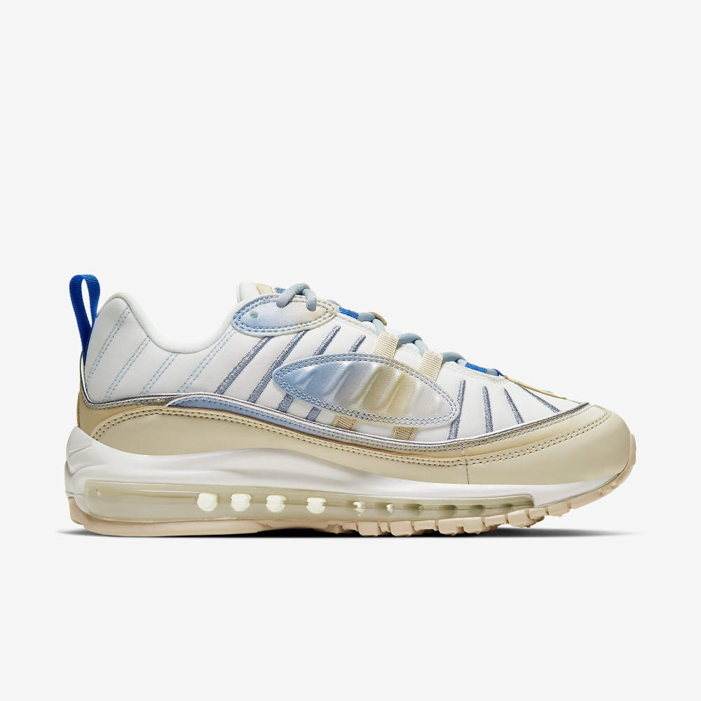 13代購 W Nike Air Max 98 LX 奶白藍 女鞋 休閒鞋 復古球鞋 氣墊 CD0685-200-細節圖3