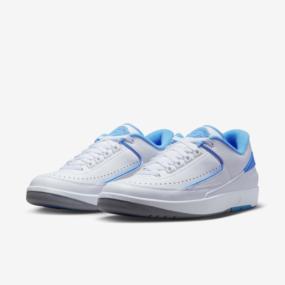 13代購 Nike Air Jordan 2 Retro Low 白藍 男鞋 休閒鞋 喬丹 DV9956-104-細節圖2