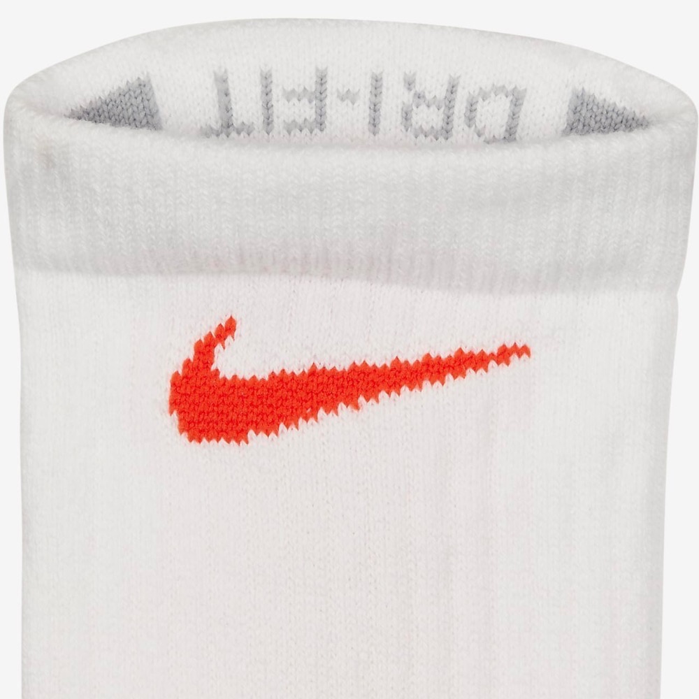 13代購 Nike Elite Crew Socks 白橘紅 籃球襪 高筒 小腿肚 SX7622-105-細節圖4