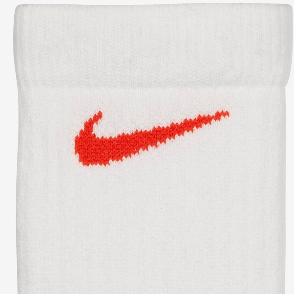 13代購 Nike Elite Crew Socks 白橘紅 籃球襪 高筒 小腿肚 SX7622-105-細節圖5