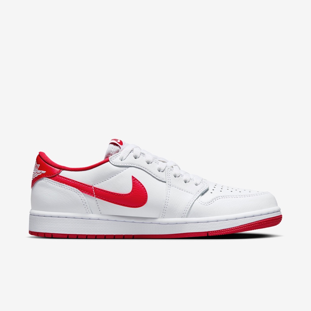 13代購 Nike Air Jordan 1 Retro Low OG 白紅 男鞋 休閒鞋 喬丹 CZ0790-161-細節圖3