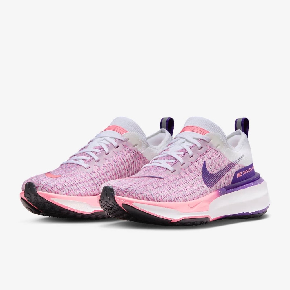 13代購 W Nike ZoomX Invincible Run FK 3 粉紫白 女鞋 慢跑鞋 FQ8766-100-細節圖2