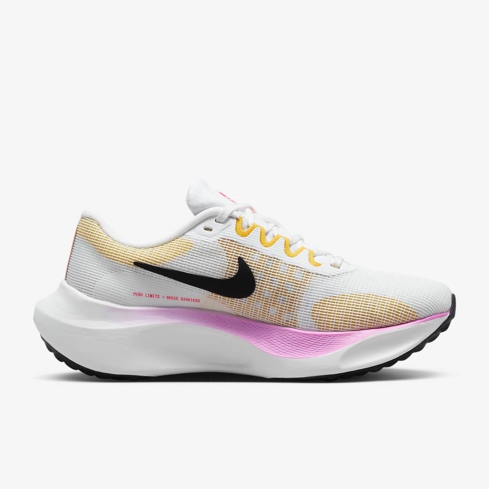 13代購 W Nike Zoom Fly 5 白紫黃黑 女鞋 慢跑鞋 訓練鞋 休閒鞋 DM8974-100-細節圖3