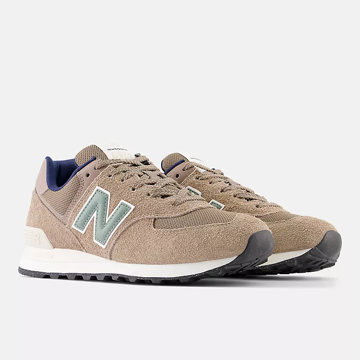 13代購 New Balance NB 574 棕白綠 男鞋 女鞋 休閒鞋 復古球鞋 IU 李知恩 U574SBB-D-細節圖2