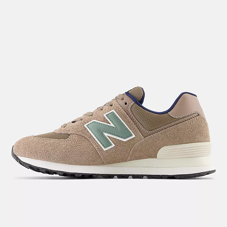 13代購 New Balance NB 574 棕白綠 男鞋 女鞋 休閒鞋 復古球鞋 IU 李知恩 U574SBB-D-細節圖3