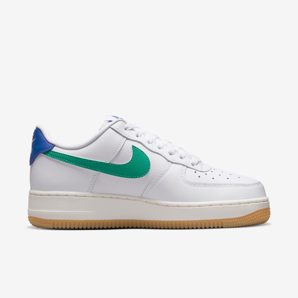 13代購 W Nike Air Force 1 07 白綠藍 女鞋 休閒鞋 復古球鞋 AF1 DD8959-110-細節圖3