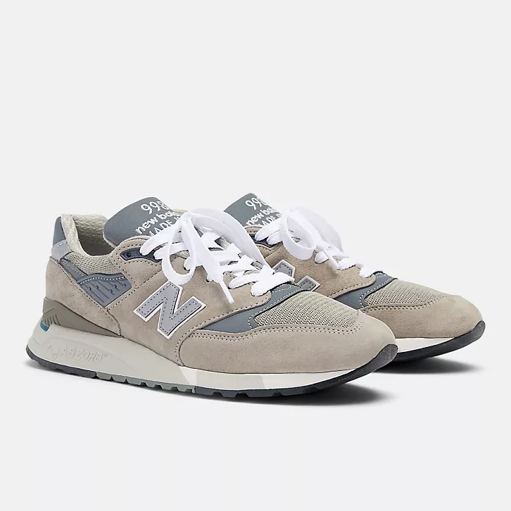 13代購 New Balance NB 998 Made In US 灰白 男鞋 女鞋 休閒鞋 IU U998GR-D-細節圖2