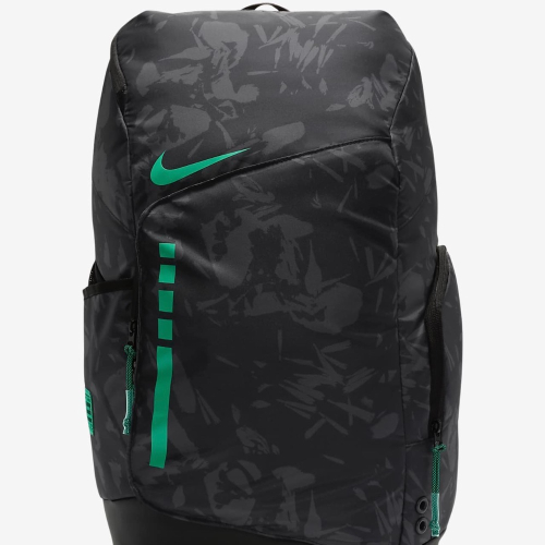 13代購 Nike Hoops Elite Backpack 黑綠 後背包 氣墊背帶 大容量 FN0943-010