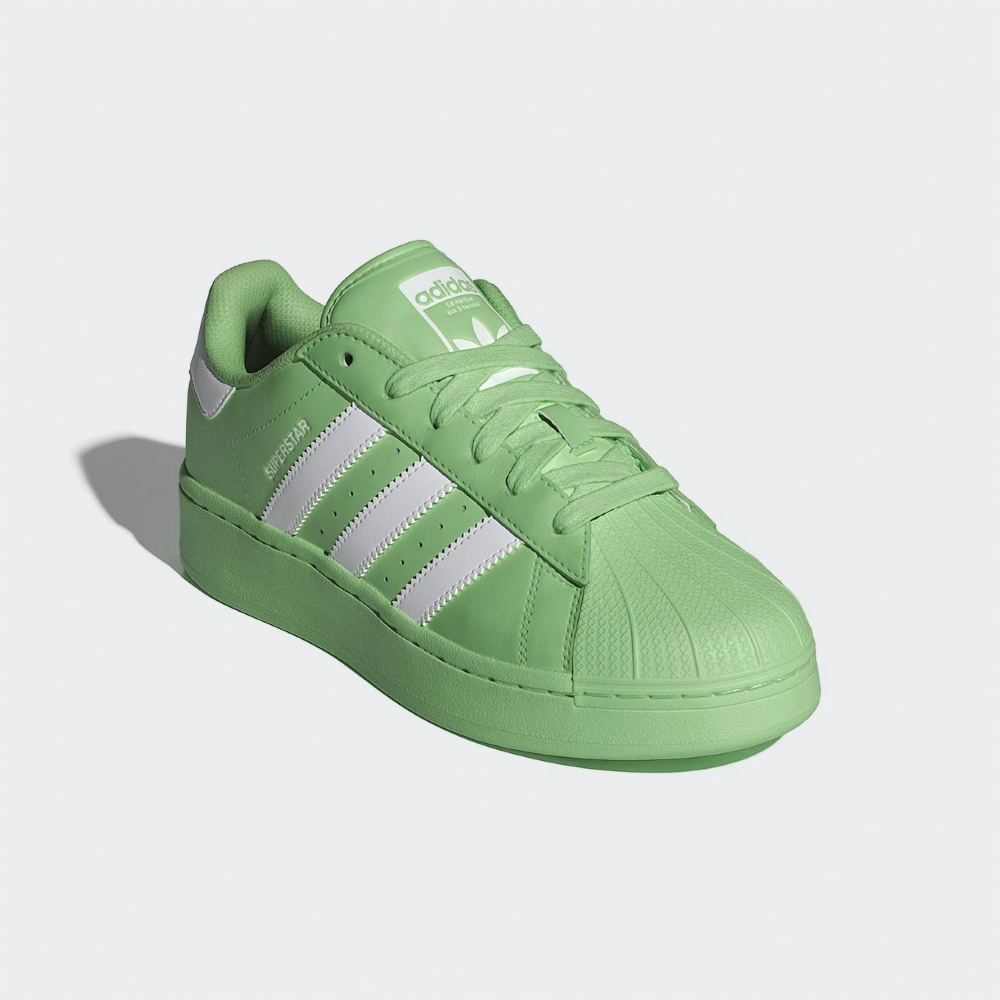 13代購 Adidas OG Superstar XLG 綠白 女鞋 休閒鞋 復古球鞋 ID5729-細節圖4