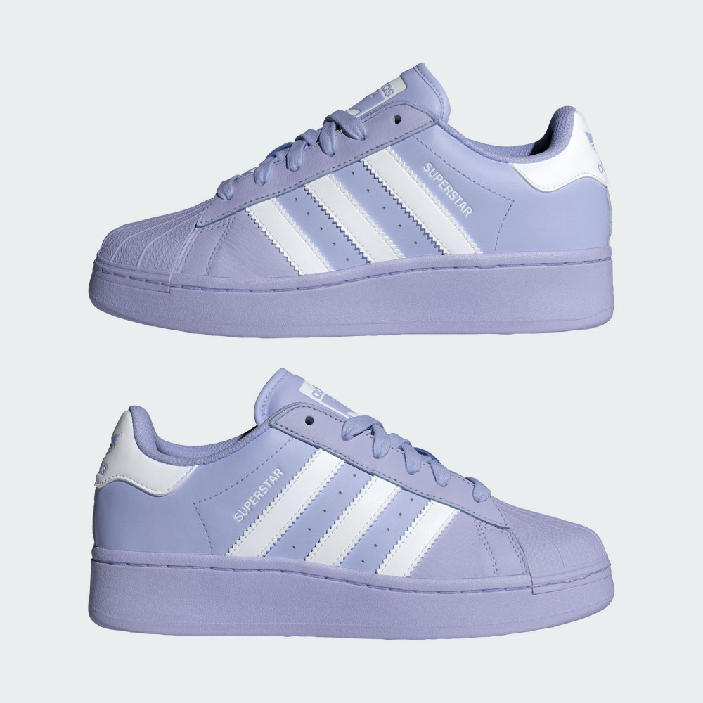 13代購 Adidas OG Superstar XLG 紫白 女鞋 休閒鞋 復古球鞋 ID5735-細節圖6