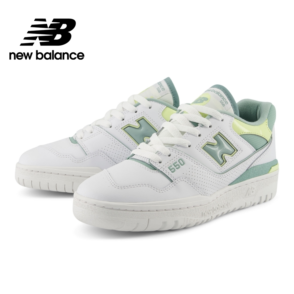 13代購 New Balance NB 550 白綠 女鞋 休閒鞋 復古球鞋 IU BBW550EB-B-細節圖2