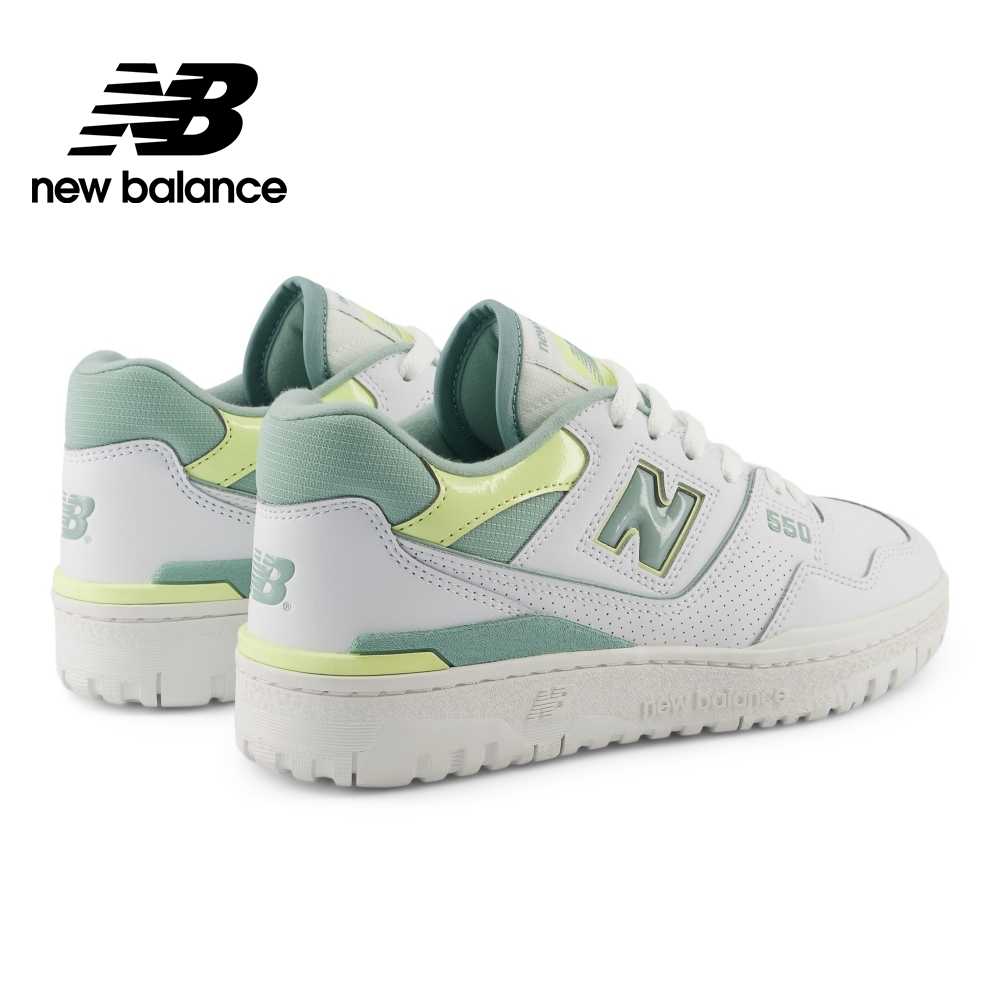 13代購 New Balance NB 550 白綠 女鞋 休閒鞋 復古球鞋 IU BBW550EB-B-細節圖3