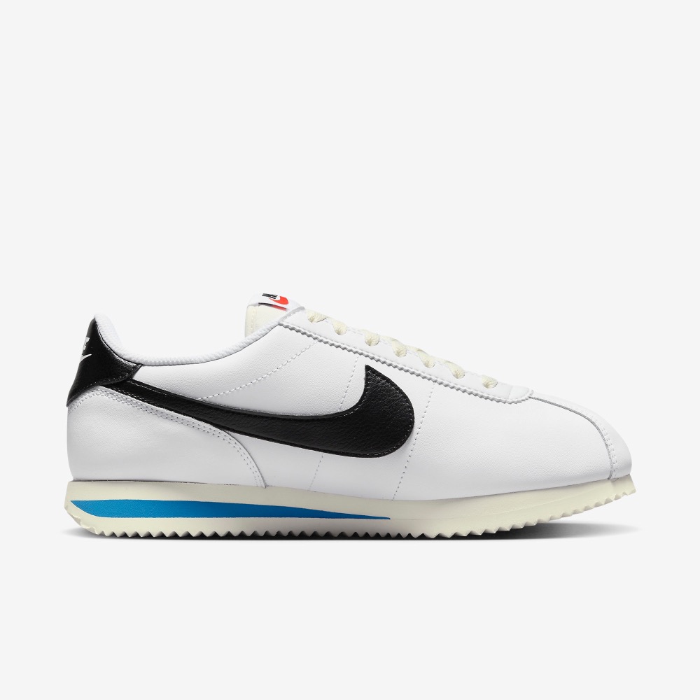 13代購 W Nike Cortez 白黑藍 女鞋 休閒鞋 復古球鞋 阿甘鞋 DN1791-100-細節圖3