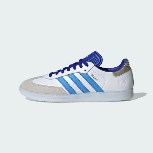 13代購 Adidas OG Samba Messi 白藍 男鞋 女鞋 休閒鞋 復古球鞋 Leo ID3550