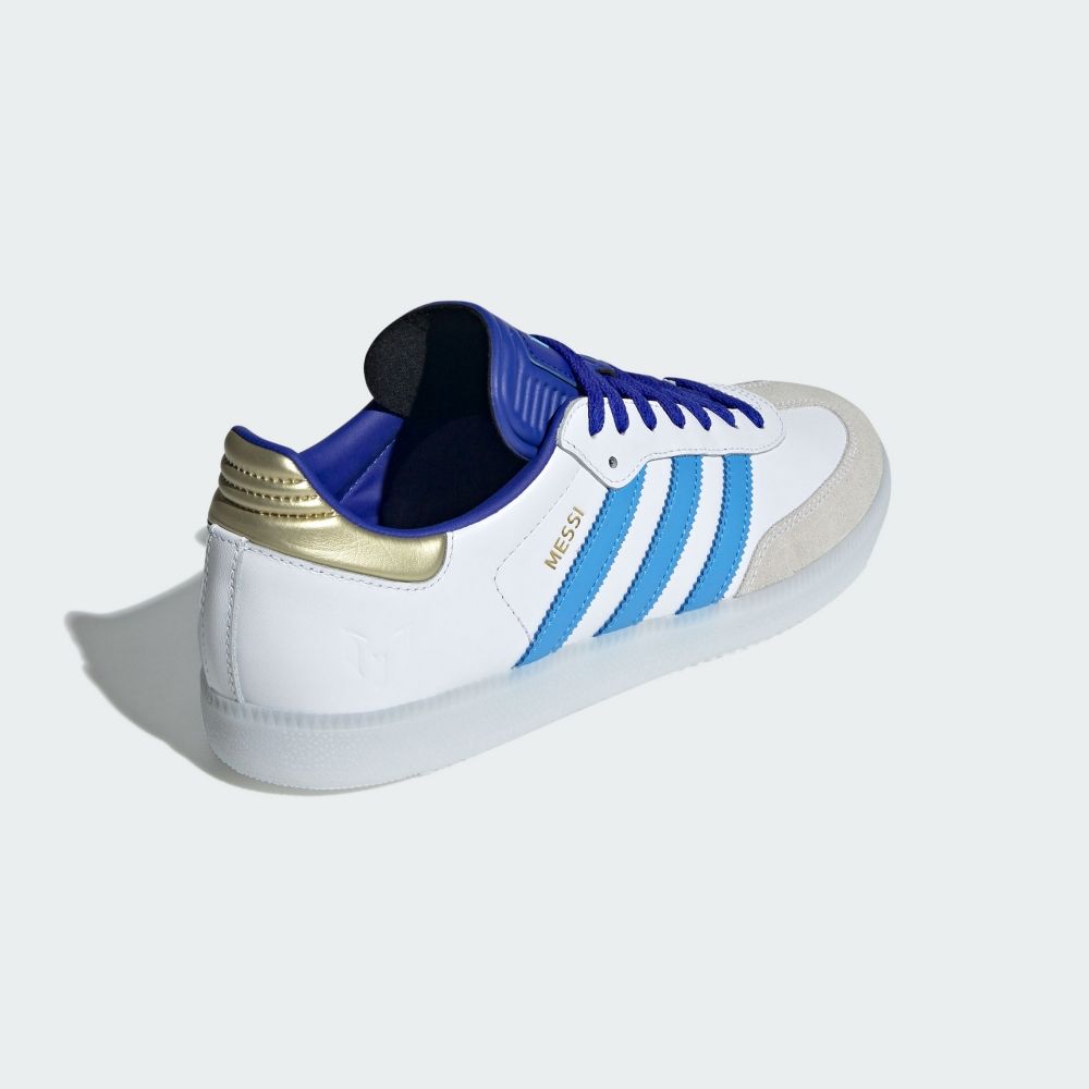 13代購 Adidas OG Samba Messi 白藍 男鞋 女鞋 休閒鞋 復古球鞋 Leo ID3550-細節圖6