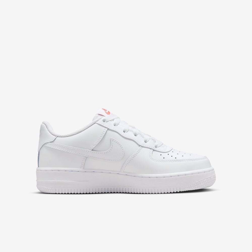 13代購 Nike Air Force 1 LV8 1 GS 白色 彩虹 大童鞋 女鞋 休閒鞋 FQ4948-100-細節圖3