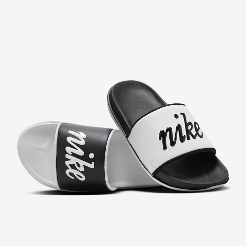 13代購 W Nike Offcourt Slide Mix 白黑 鴛鴦 女鞋 男鞋 拖鞋 FQ7646-100