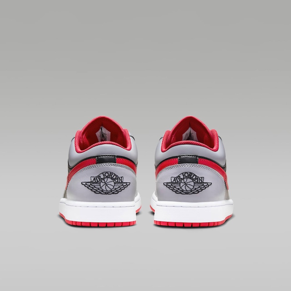 13代購 Nike Air Jordan 1 Low 黑灰紅白 男鞋 休閒鞋 復古球鞋 553558-060-細節圖6