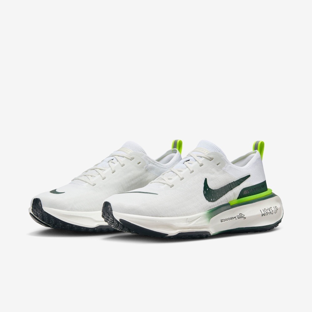 13代購 Nike ZoomX Invincible Run FK 3 白綠 男鞋 慢跑鞋 訓練鞋 FZ4018-100-細節圖2