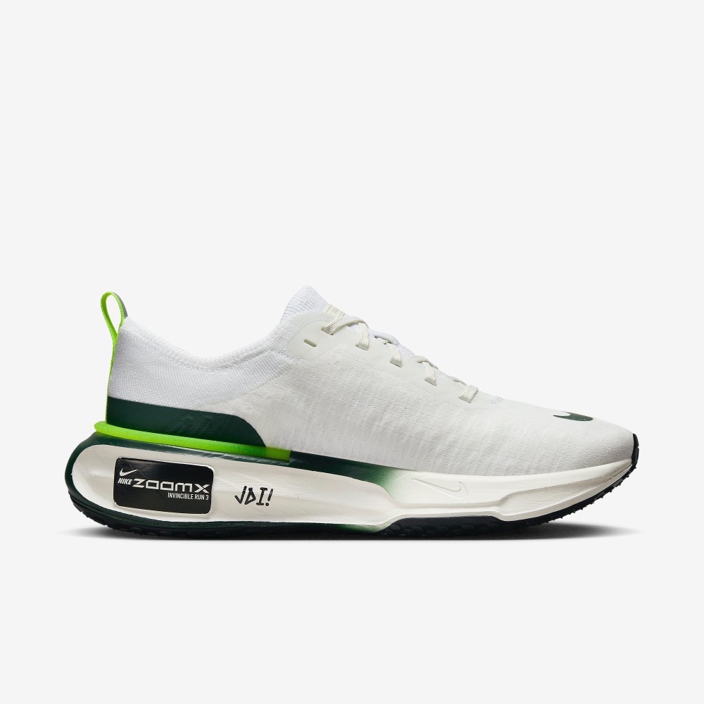 13代購 Nike ZoomX Invincible Run FK 3 白綠 男鞋 慢跑鞋 訓練鞋 FZ4018-100-細節圖3