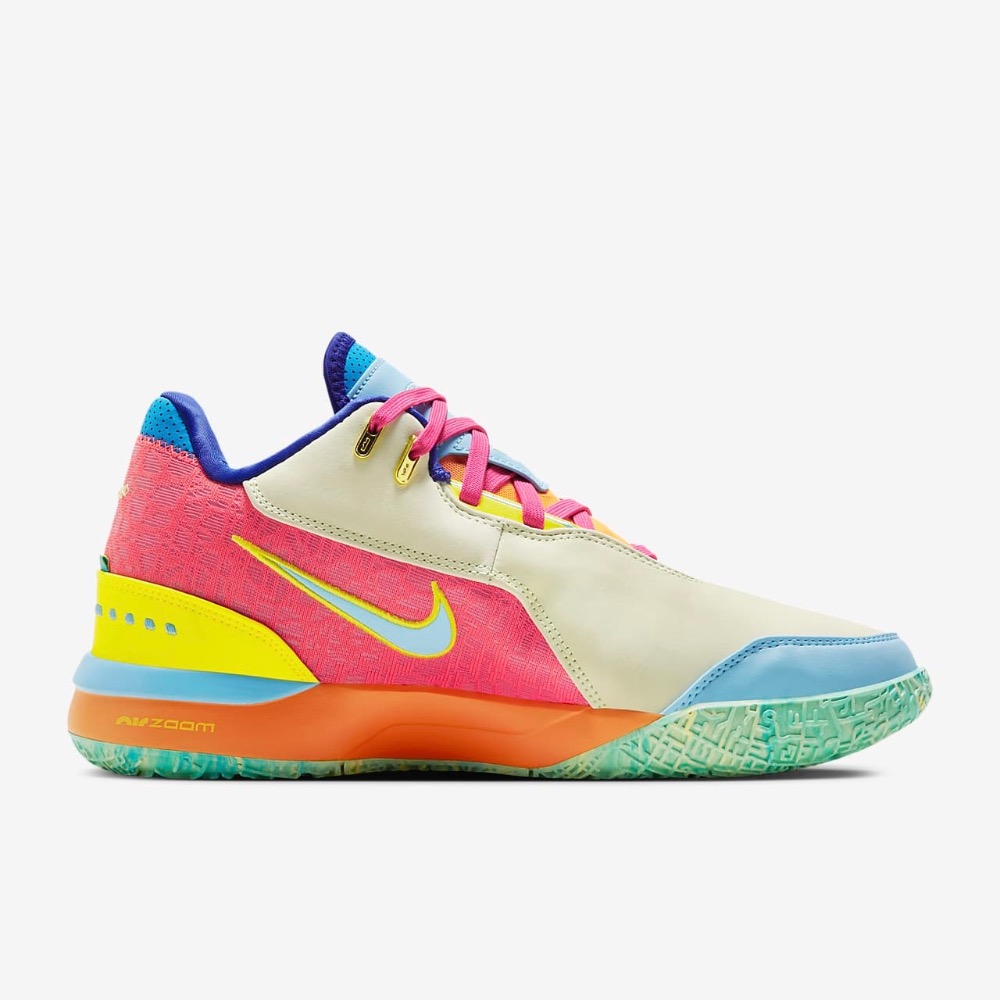 13代購 Nike Zoom LeBron NXXT Gen AMPD EP 彩色 男鞋 籃球鞋 FJ1567-501-細節圖3