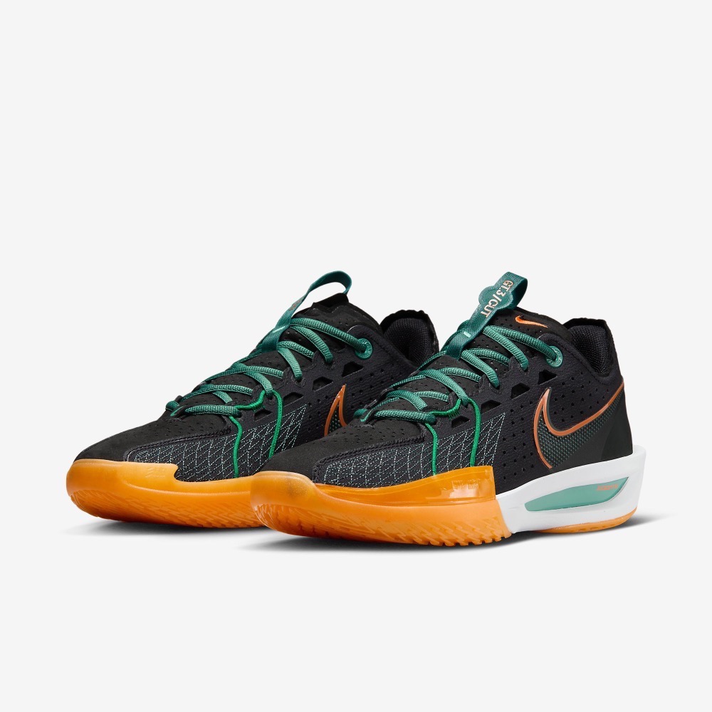 13代購 Nike G.T. Cut 3 EP 黑橘綠 男鞋 女鞋 籃球鞋 DV2918-001-細節圖2