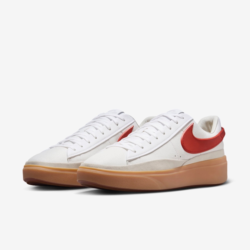 13代購 Nike Blazer Phantom Low 白紅 男鞋 休閒鞋 復古球鞋 FN5820-100-細節圖2